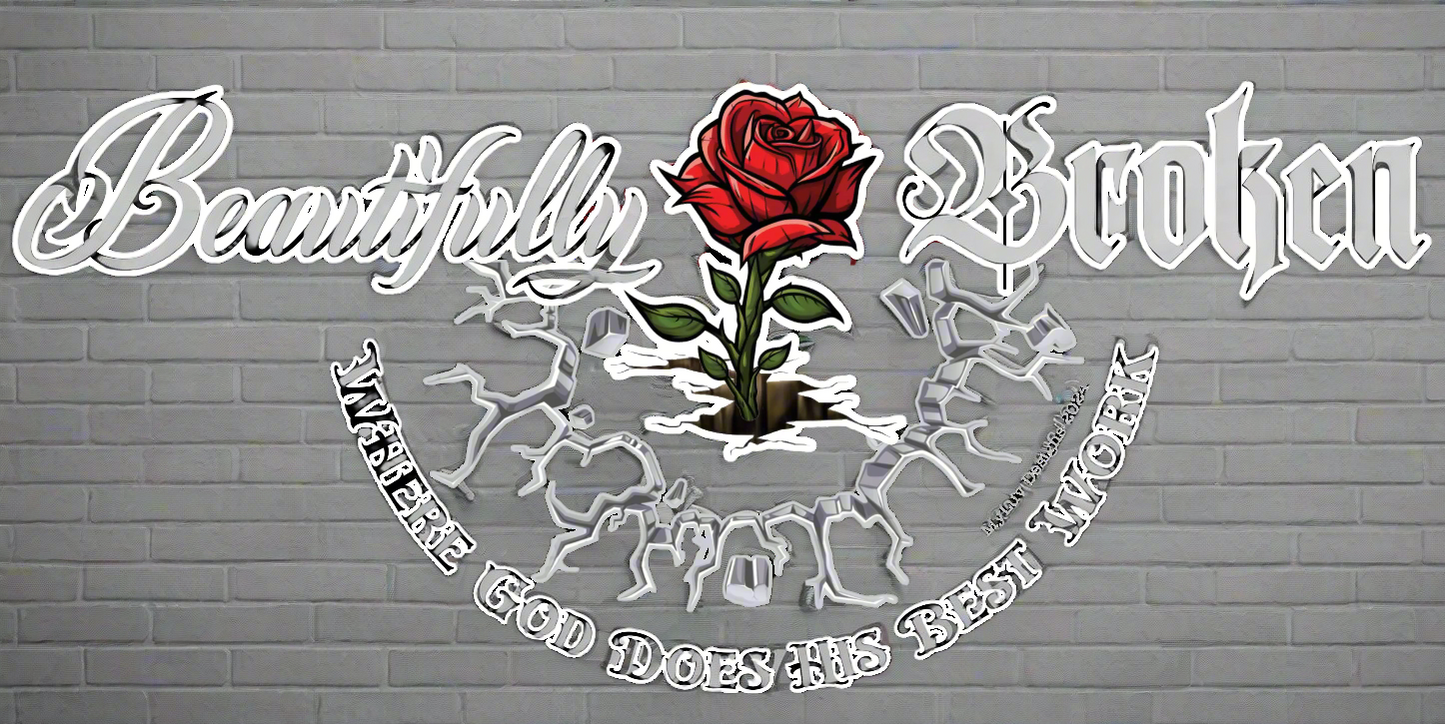 "Beautifully Broken" Ladies Seamless Tube Top