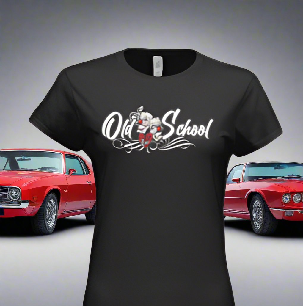 "Old School Luv" Womens Scoop Tee