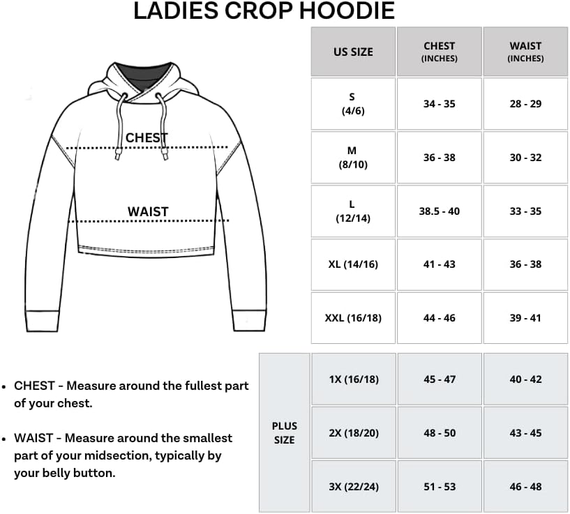 "Family Traditions" Ladies Dry Fit Crop Hoodie