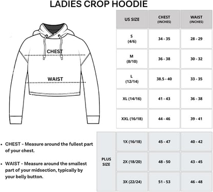 "Aguas Guey" Ladies DF Crop Hoodie