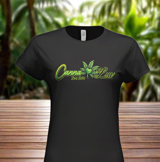 "CannaLuv" Womens Scoop Tee