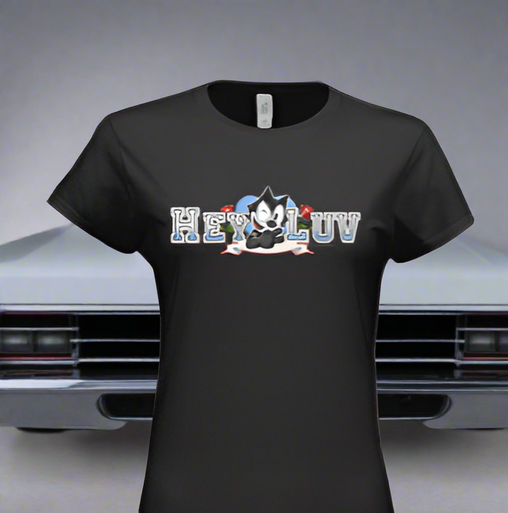 "Hey Luv" Womens Scoop Tee