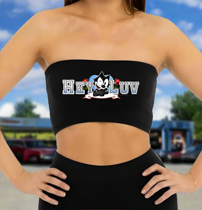 "Hey Luv" Ladies Seamless Tube Top
