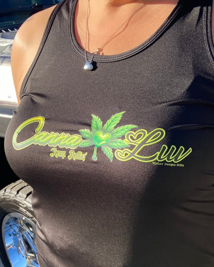 "CannaLuv" Ladies RacerBack Tank Top