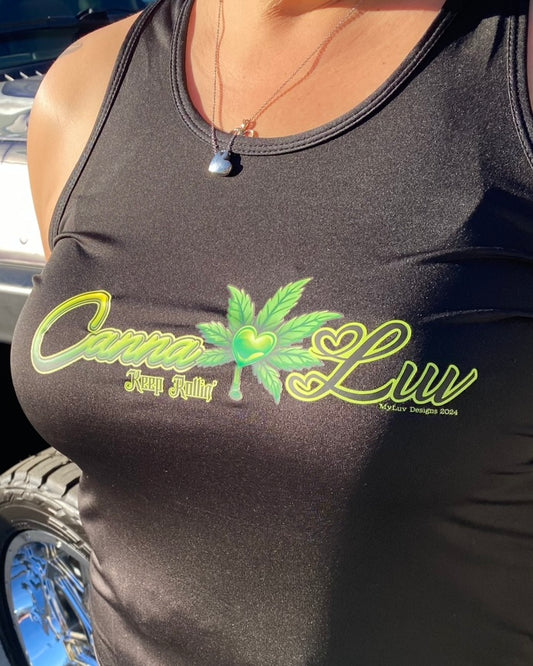 "CannaLuv" Ladies RacerBack Tank Top