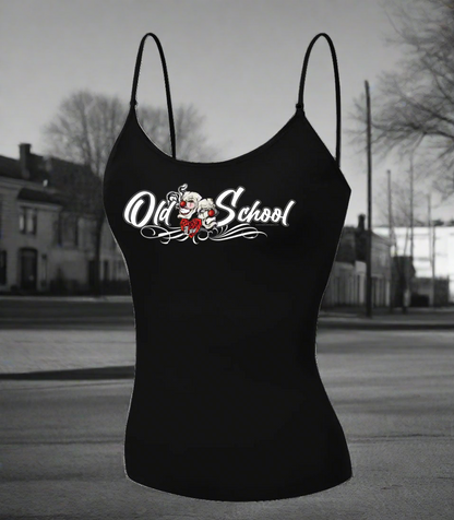 "Old School Luv" Ladies Cami w/Adjustable Straps