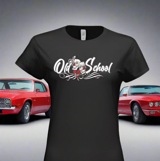 "Old School Luv" Womens Scoop Tee