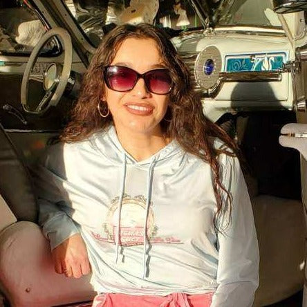 "Aguas Guey" Ladies DF Crop Hoodie