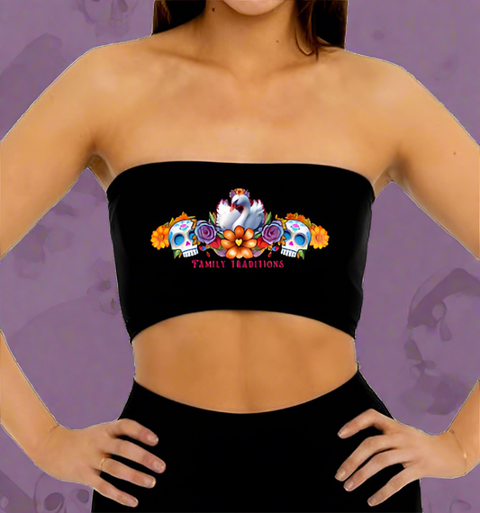 "FamilyTraditions" Ladies Seamless Tube Top
