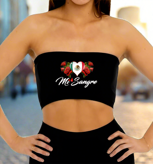 "Mi Sangre" Ladies Seamless Tube Top