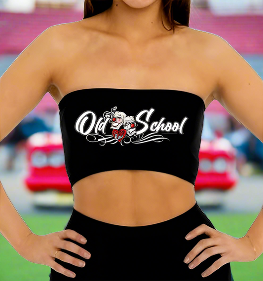 "Old School Luv" Ladies Seamless Tube Top